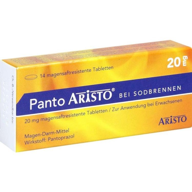 PANTO Aristo bei Sodbrennen 20 mg magensaftr.Tabl. 14 St