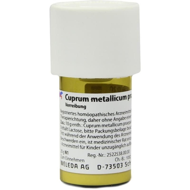 CUPRUM METALLICUM praep.D 20 Trituration 20 g