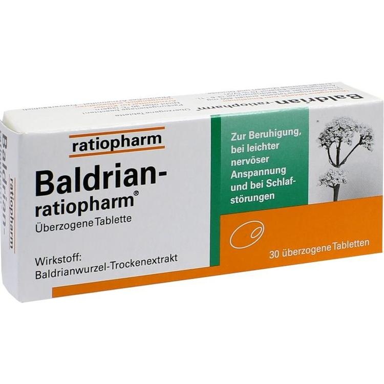 BALDRIAN-RATIOPHARM überzogene Tabletten 30 St