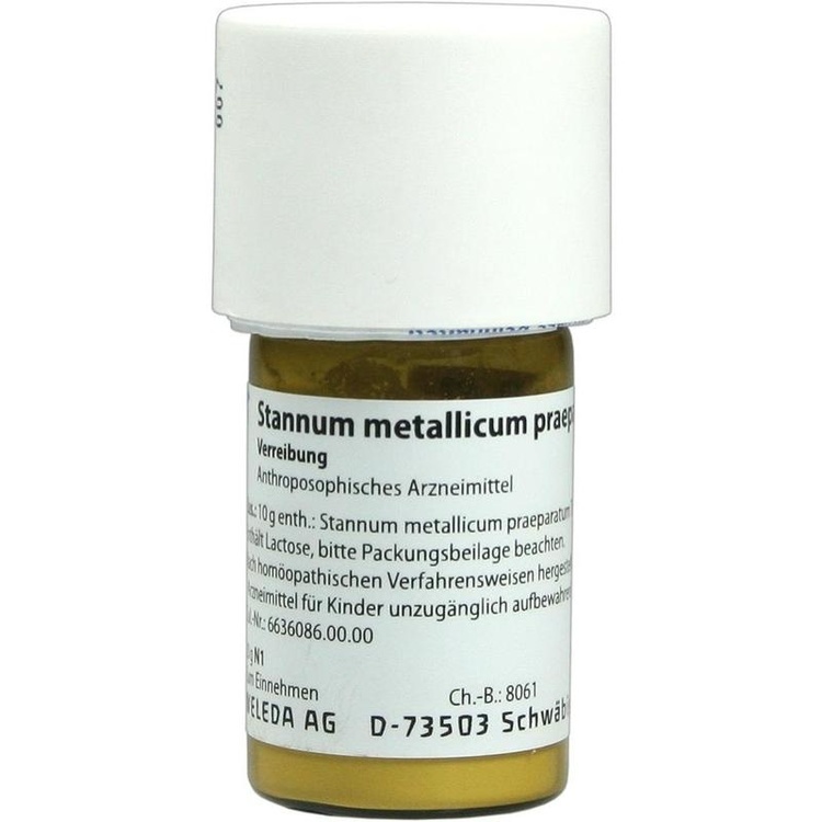 STANNUM METALLICUM praeparatum D 12 Trituration 20 g