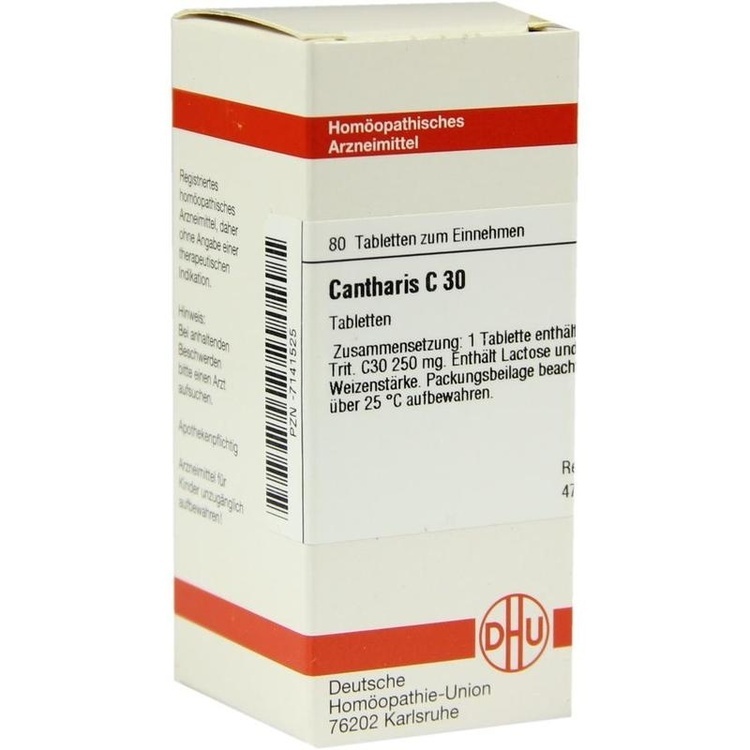 CANTHARIS C 30 Tabletten 80 St