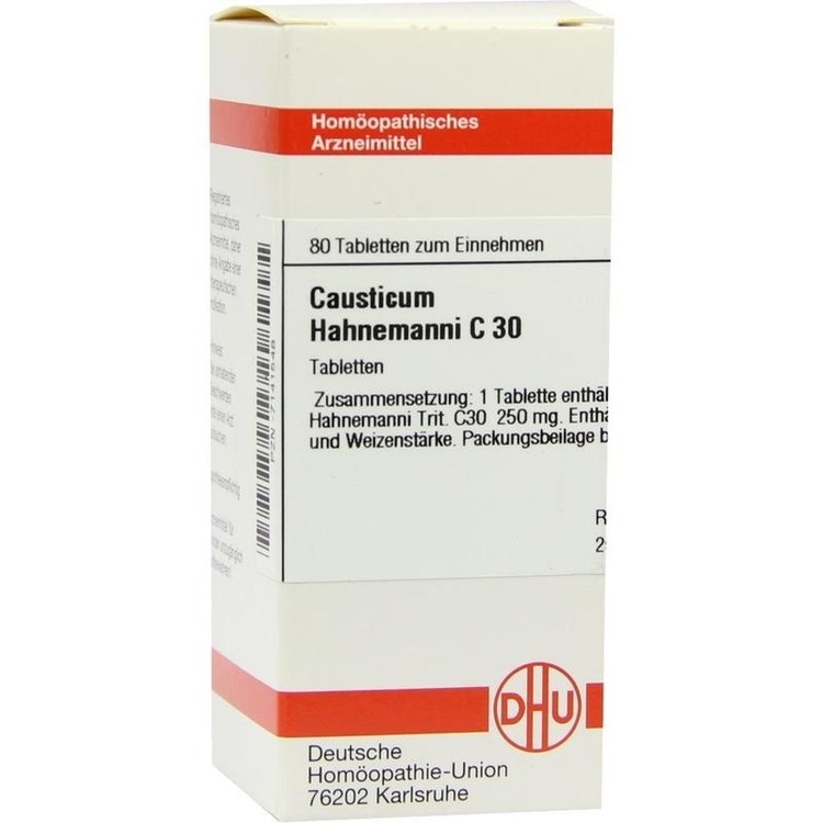 CAUSTICUM HAHNEMANNI C 30 Tabletten 80 St