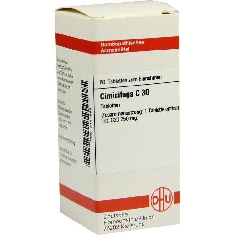 CIMICIFUGA C 30 Tabletten 80 St