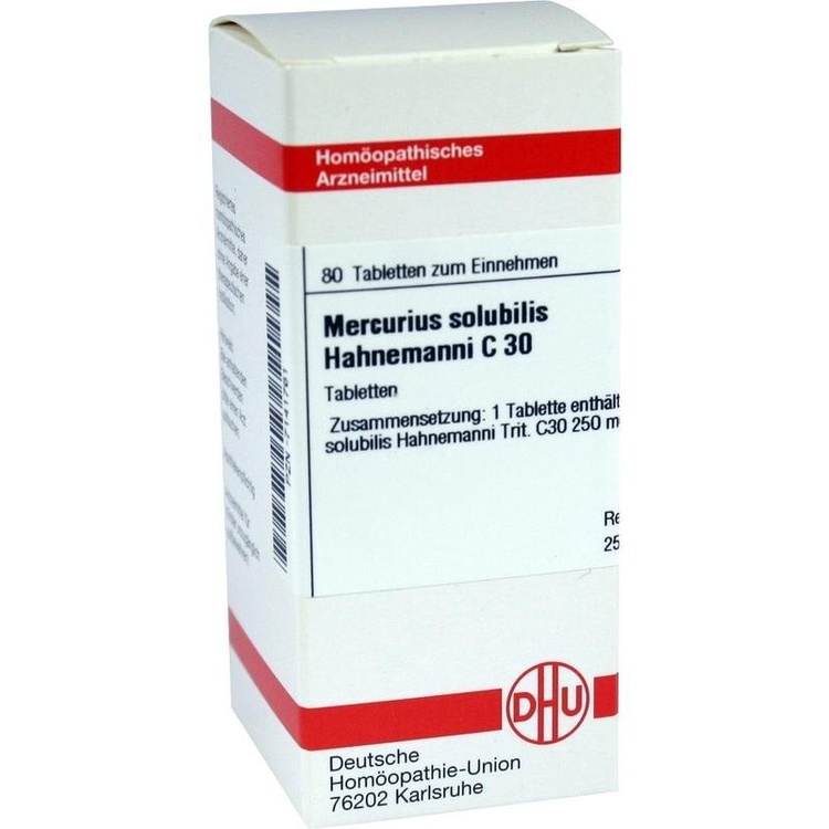 MERCURIUS SOLUBILIS Hahnemanni C 30 Tabletten 80 St