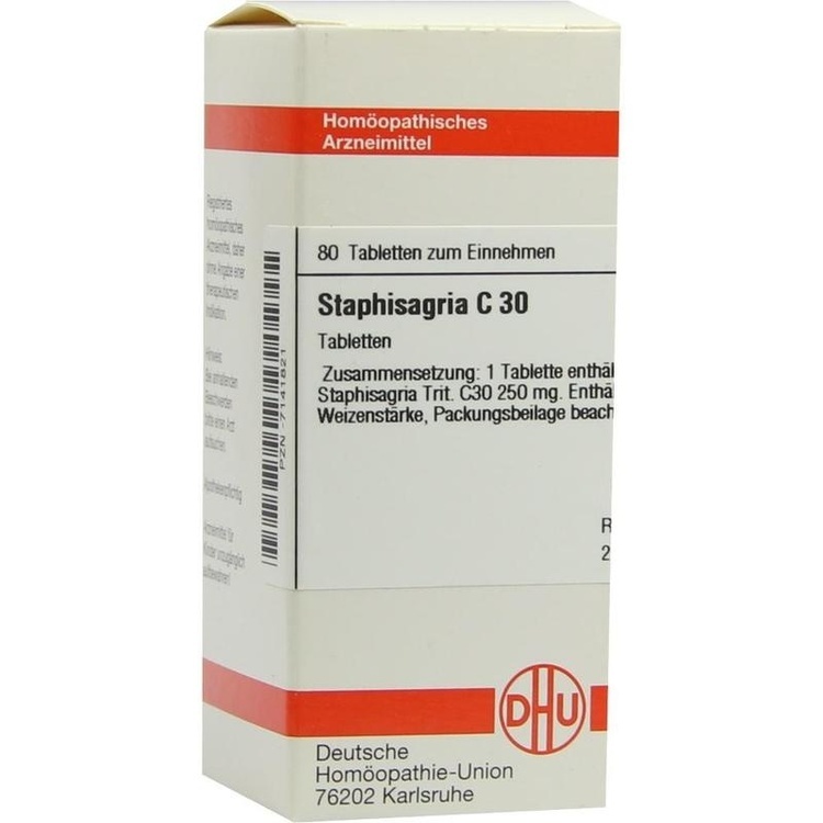 STAPHISAGRIA C 30 Tabletten 80 St