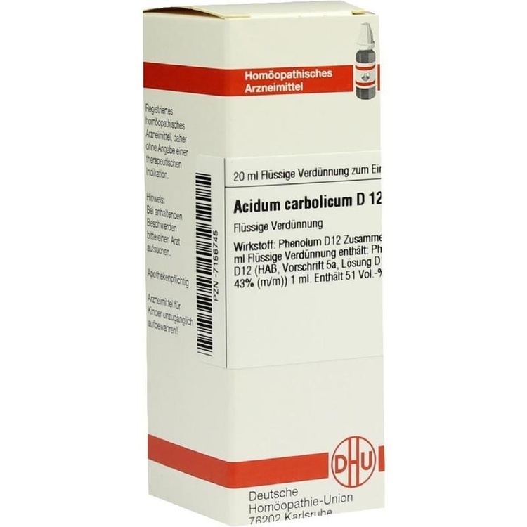 ACIDUM CARBOLICUM D 12 Dilution 20 ml