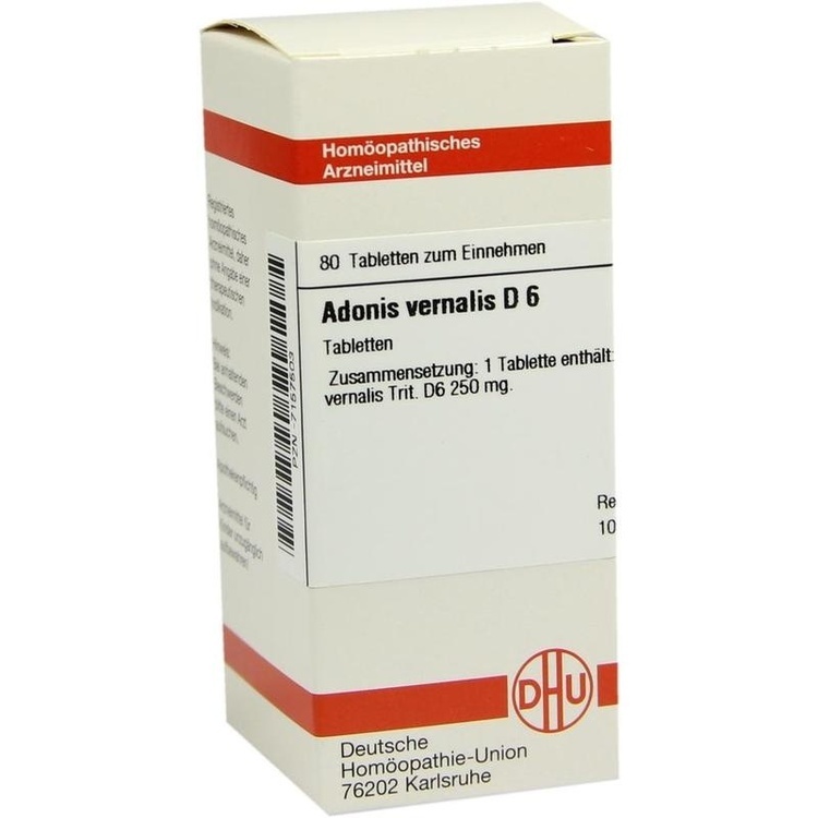 ADONIS VERNALIS D 6 Tabletten 80 St