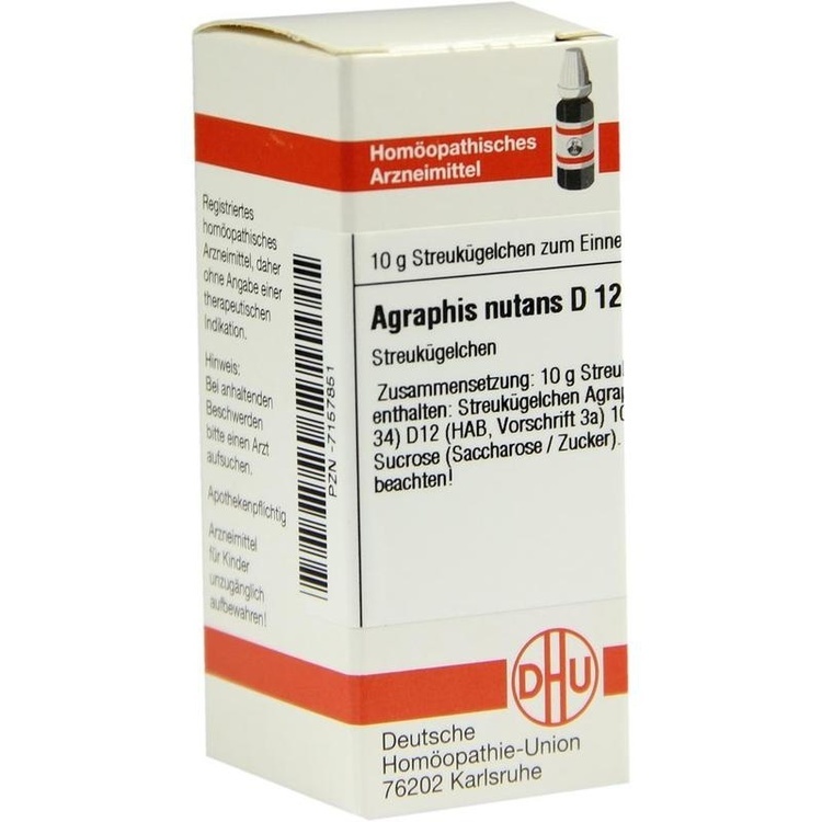 AGRAPHIS NUTANS D 12 Globuli 10 g