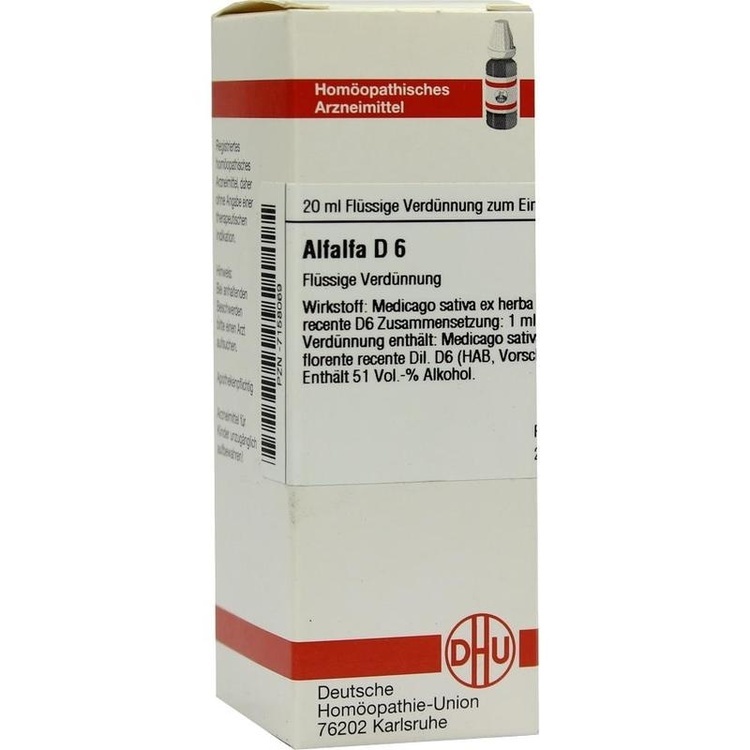 ALFALFA D 6 Dilution 20 ml