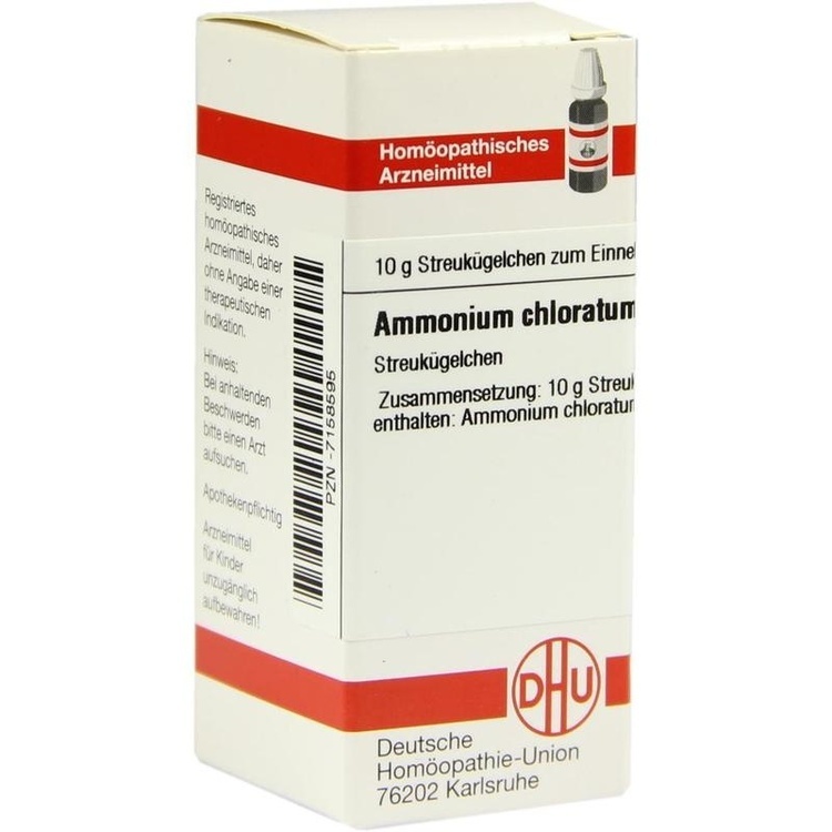 AMMONIUM CHLORATUM D 6 Globuli 10 g