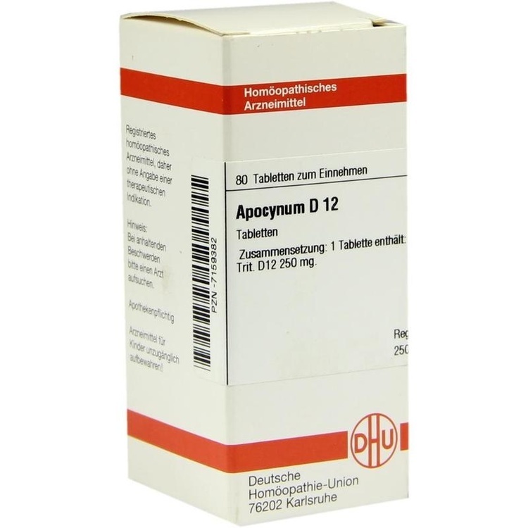 APOCYNUM D 12 Tabletten 80 St