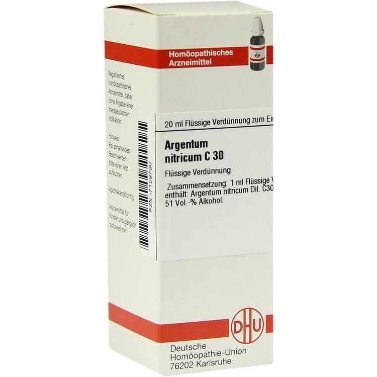 ARGENTUM NITRICUM C 30 Dilution 20 ml