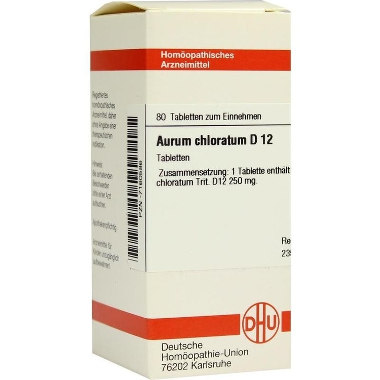 AURUM CHLORATUM D 12 Tabletten 80 St