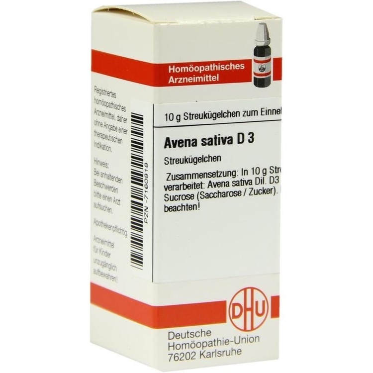 AVENA SATIVA D 3 Globuli 10 g