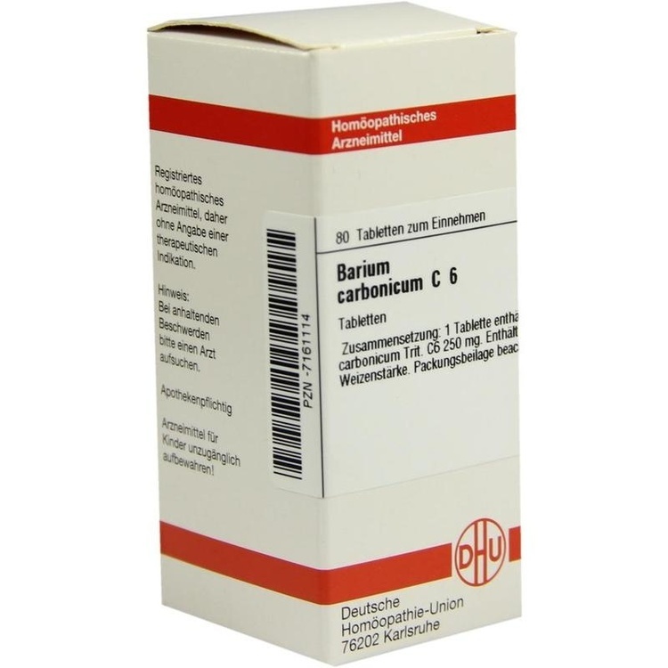 BARIUM CARBONICUM C 6 Tabletten 80 St