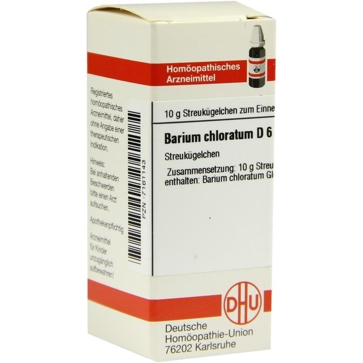 BARIUM CHLORATUM D 6 Globuli 10 g