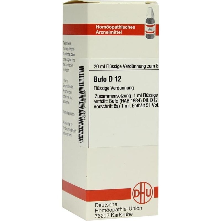 BUFO D 12 Dilution 20 ml