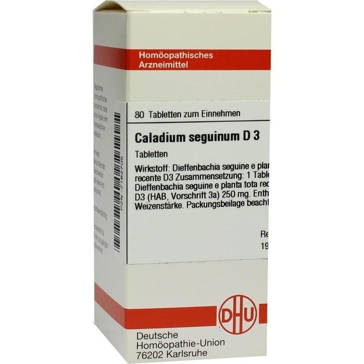 CALADIUM seguinum D 3 Tabletten 80 St