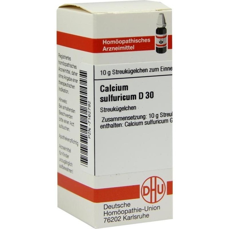 CALCIUM SULFURICUM D 30 Globuli 10 g