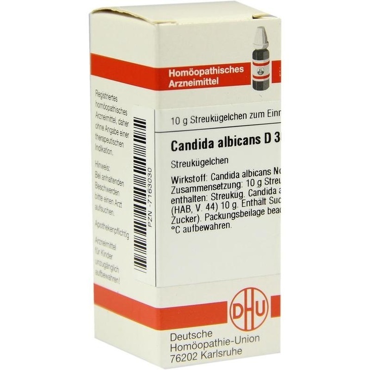 CANDIDA ALBICANS D 30 Globuli 10 g