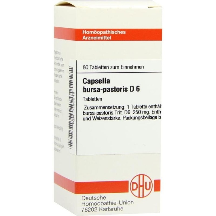 CAPSELLA BURSA pastoris D 6 Tabletten 80 St