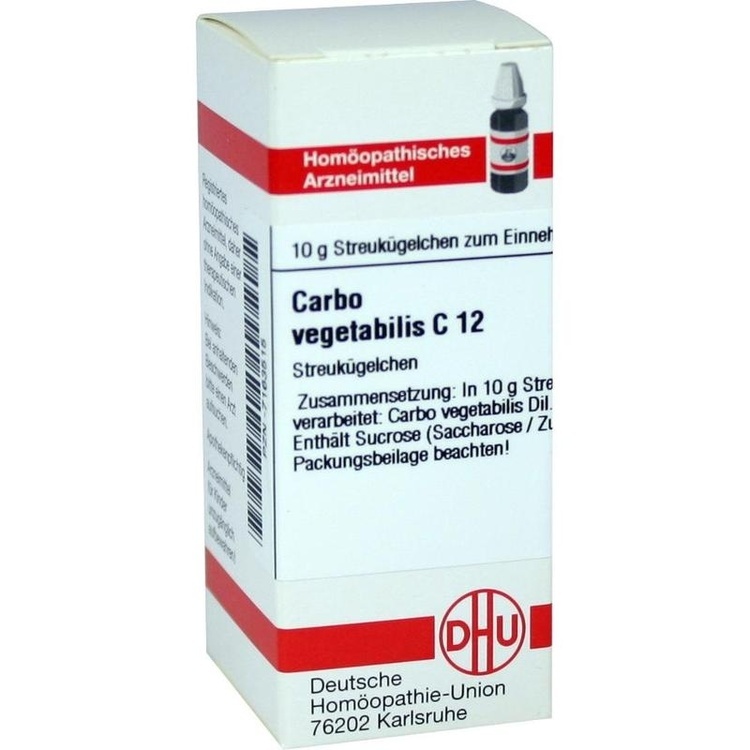 CARBO VEGETABILIS C 12 Globuli 10 g