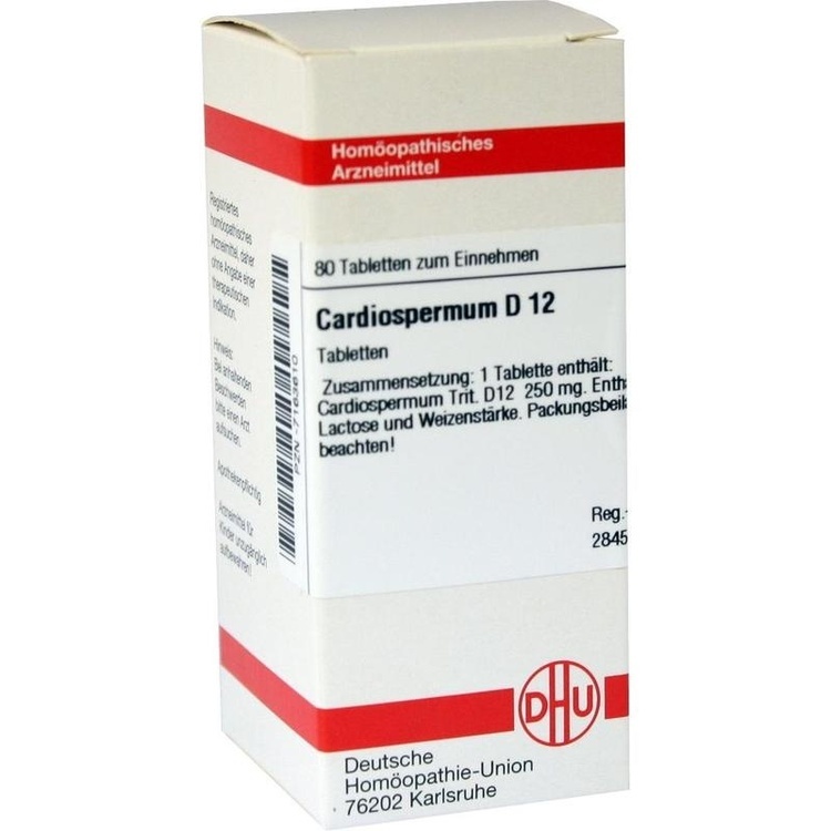 CARDIOSPERMUM D 12 Tabletten 80 St