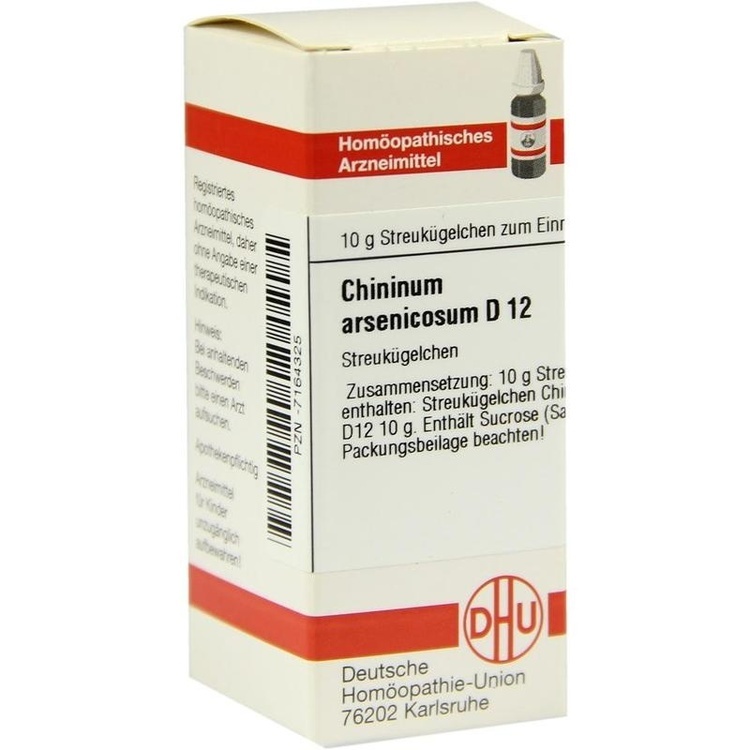 CHININUM ARSENICOSUM D 12 Globuli 10 g