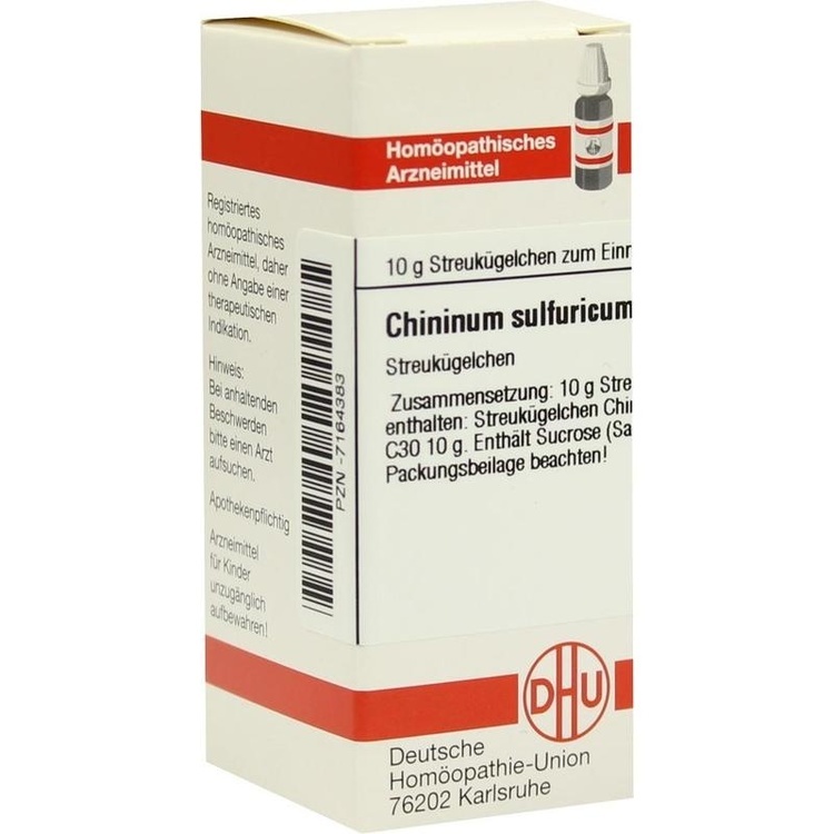 CHININUM SULFURICUM C 30 Globuli 10 g