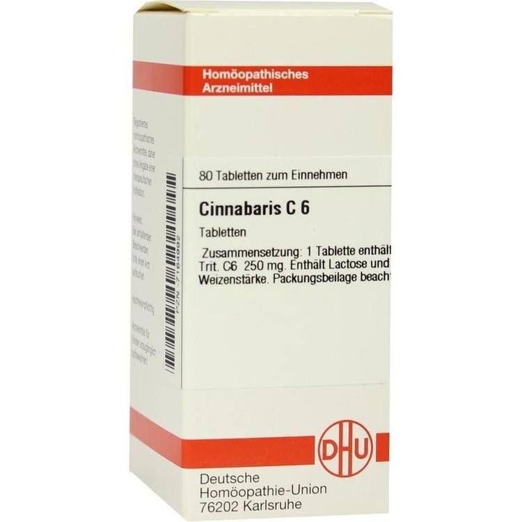 CINNABARIS C 6 Tabletten 80 St