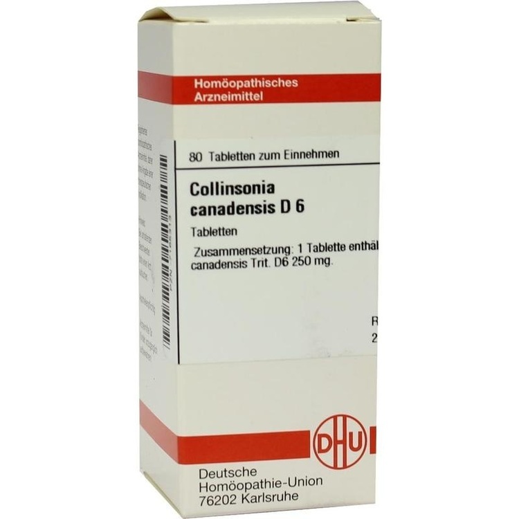 COLLINSONIA CANADENSIS D 6 Tabletten 80 St