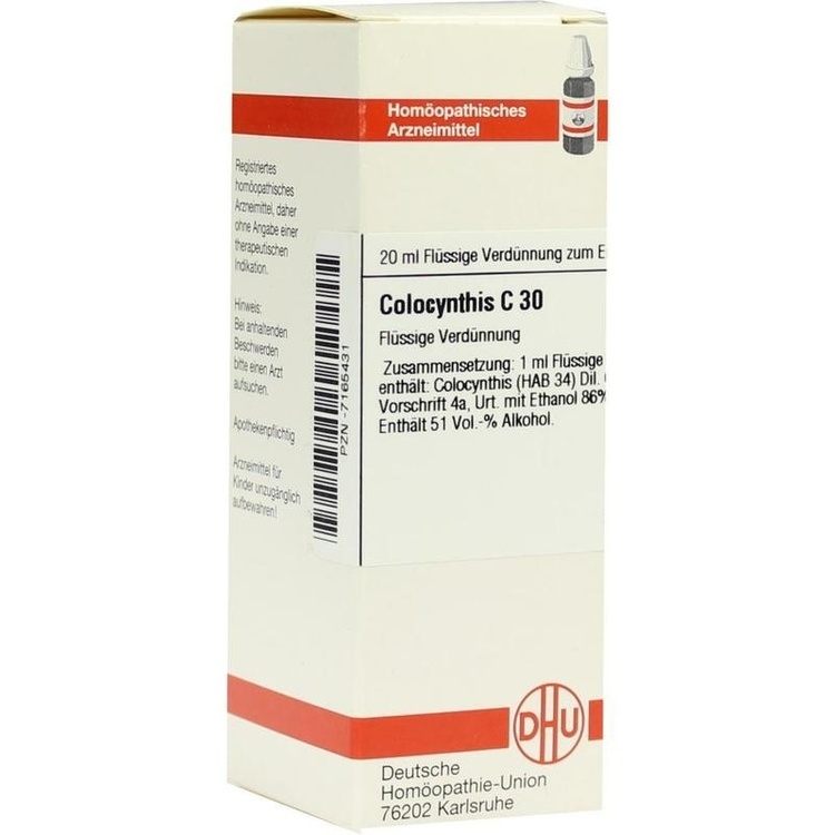 COLOCYNTHIS C 30 Dilution 20 ml