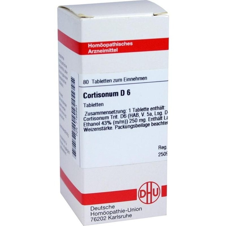 CORTISONUM D 6 Tabletten 80 St