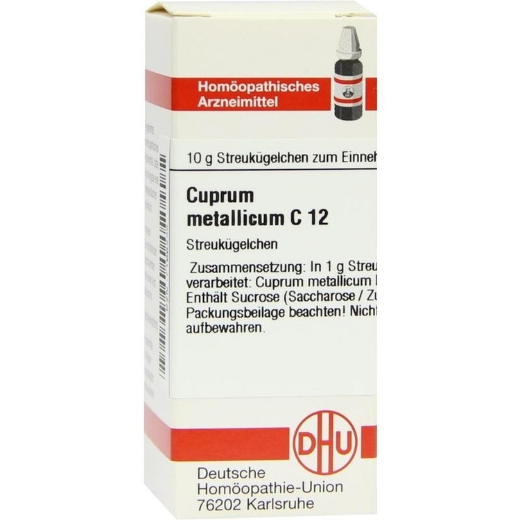 CUPRUM METALLICUM C 12 Globuli 10 g