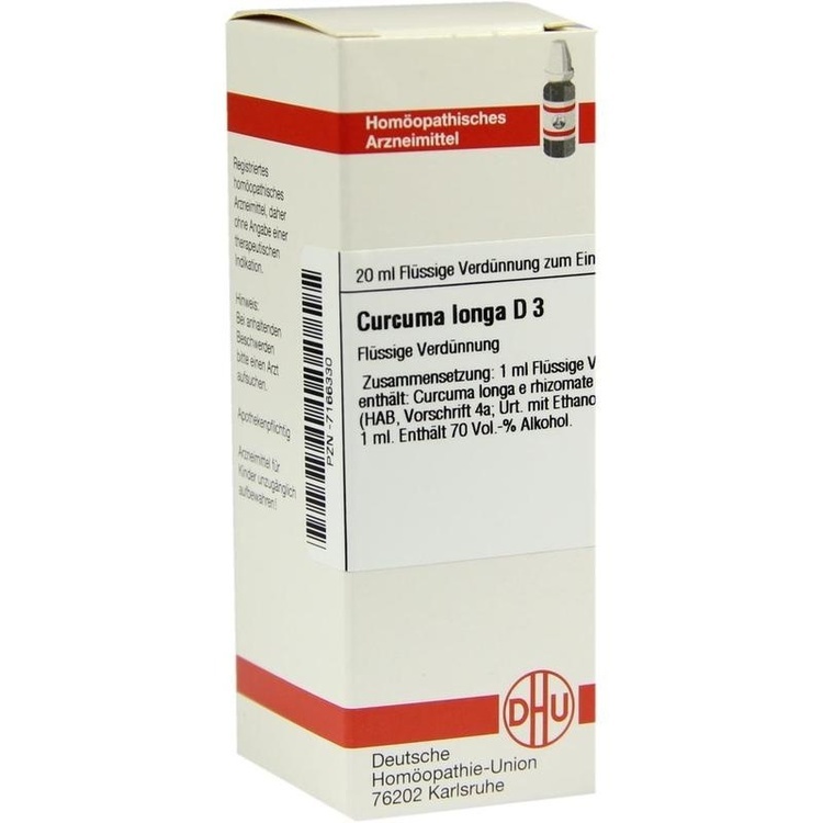 CURCUMA LONGA D 3 Dilution 20 ml