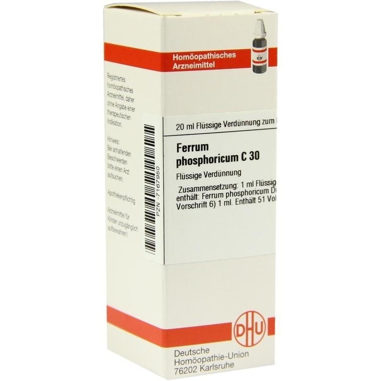 FERRUM PHOSPHORICUM C 30 Dilution 20 ml