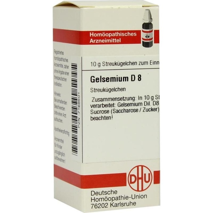 GELSEMIUM D 8 Globuli 10 g