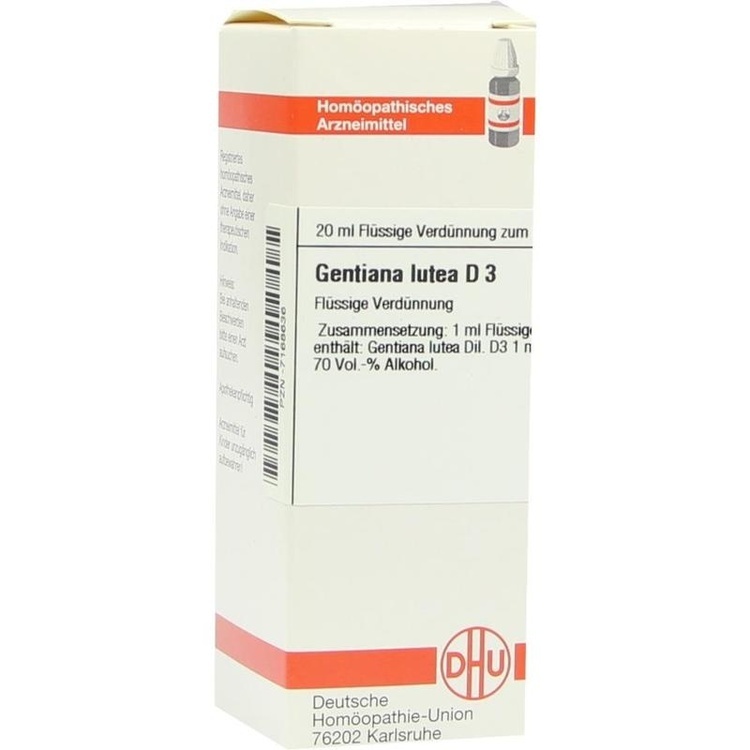 GENTIANA LUTEA D 3 Dilution 20 ml