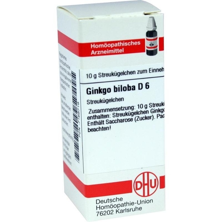 GINKGO BILOBA D 6 Globuli 10 g