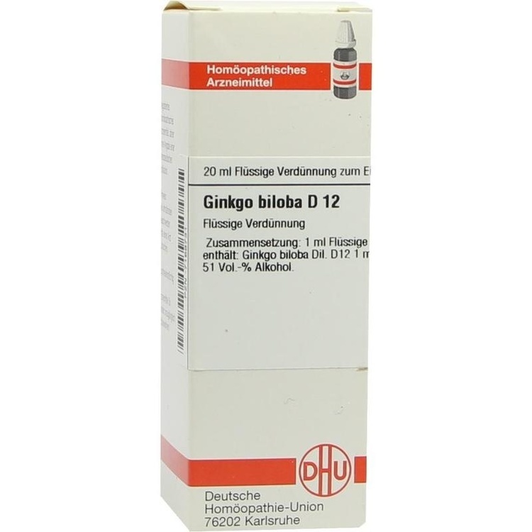 GINKGO BILOBA D 12 Dilution 20 ml