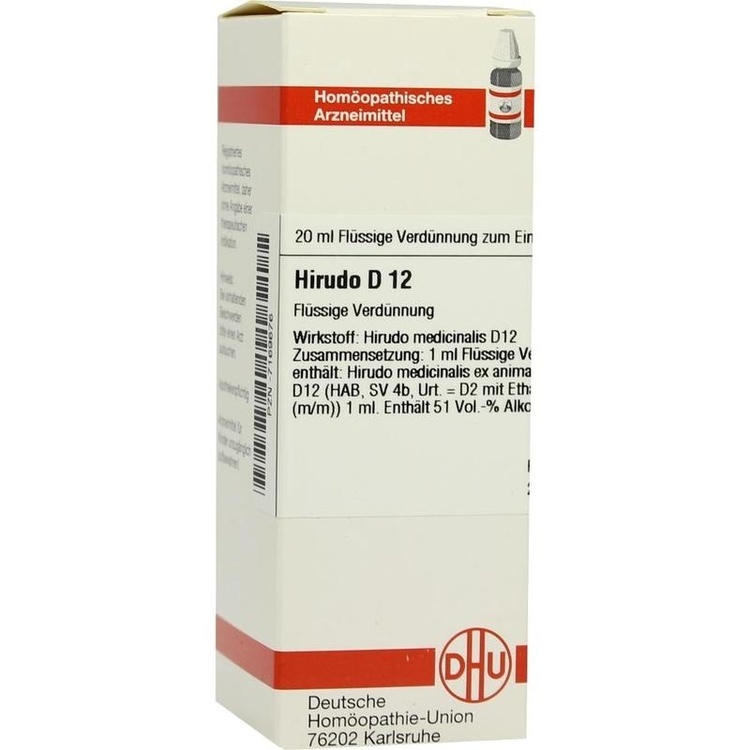 HIRUDO D 12 Dilution 20 ml