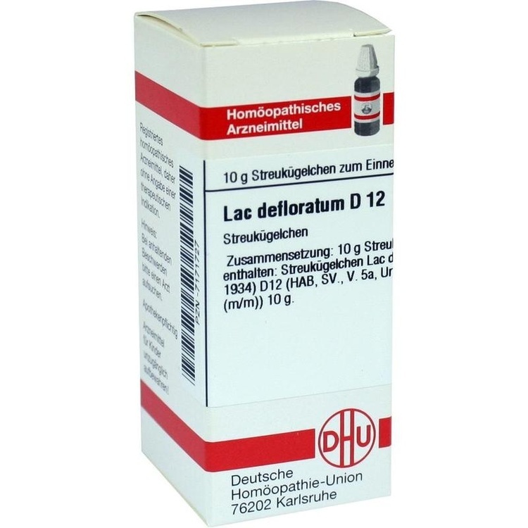 LAC DEFLORATUM D 12 Globuli 10 g