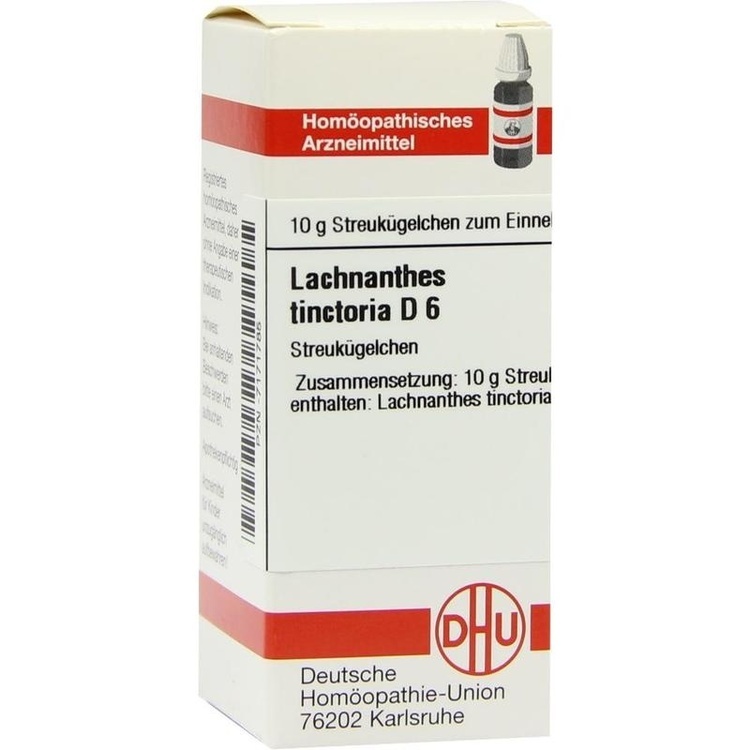 LACHNANTHES tinctoria D 6 Globuli 10 g