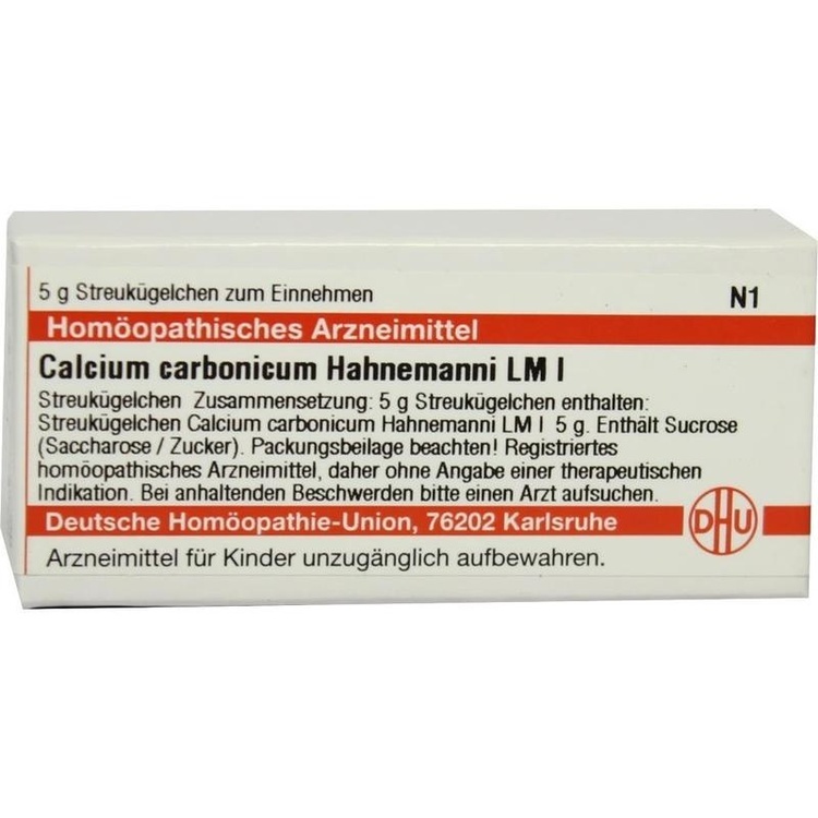 CALCIUM CARBONICUM Hahnemanni LM I Globuli 5 g