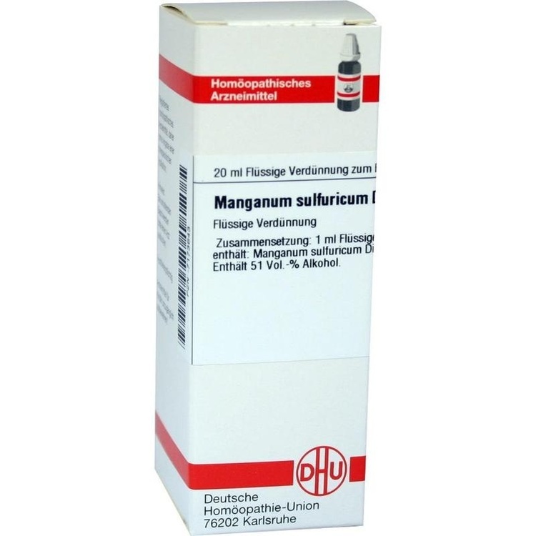 MANGANUM SULFURICUM D 6 Dilution 20 ml