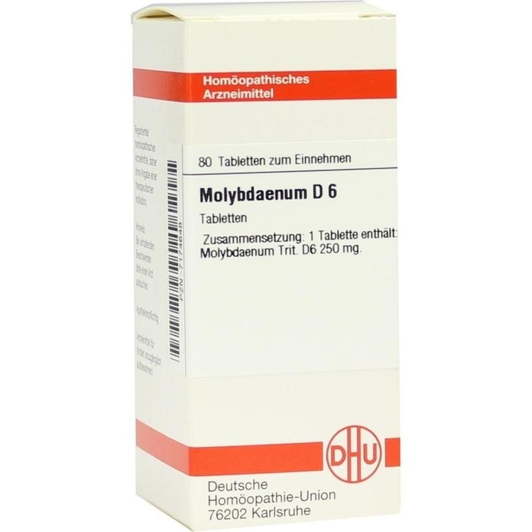 MOLYBDAENUM D 6 Tabletten 80 St