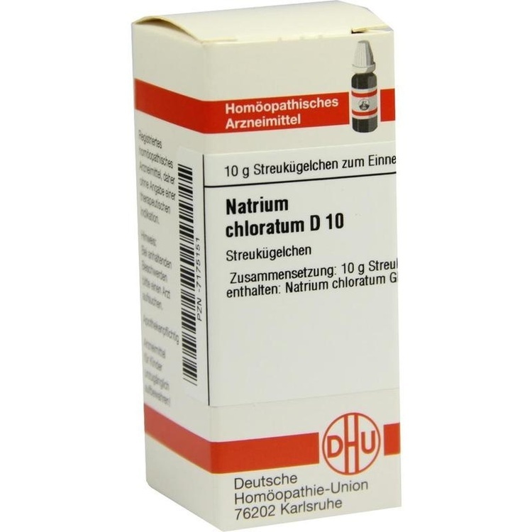 NATRIUM CHLORATUM D 10 Globuli 10 g