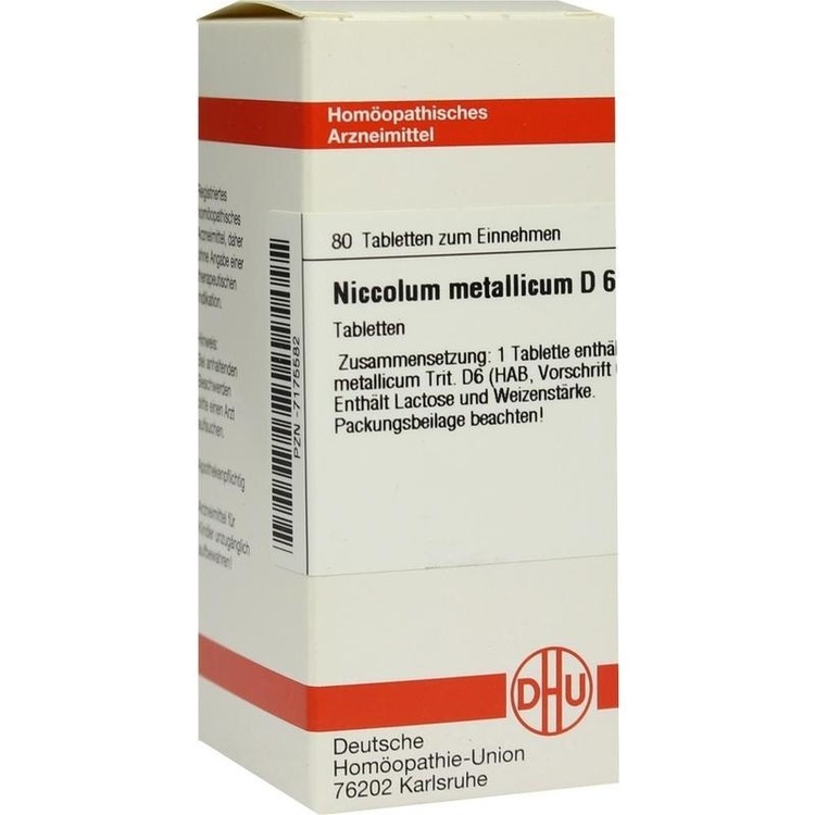 NICCOLUM METALLICUM D 6 Tabletten 80 St