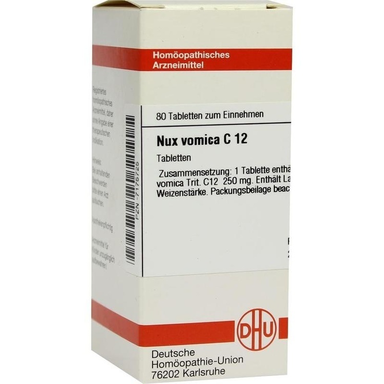 NUX VOMICA C 12 Tabletten 80 St