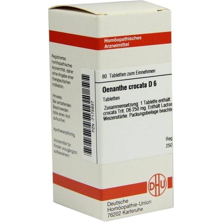 OENANTHE CROCATA D 6 Tabletten 80 St